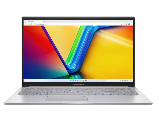 Ноутбук ASUS VivoBook X1504VA-BQ895/90NB13Y2-M00880/Core i5-120U/16Gb/512Gb/15.6 FHD IPS/DOS серебристый